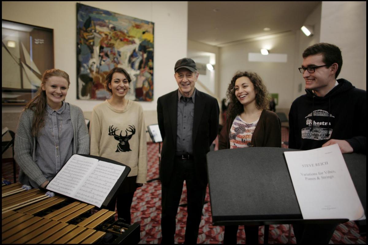 NYOS Futures 2013 with Steve Reich at Glasgow Royal Concert Hall