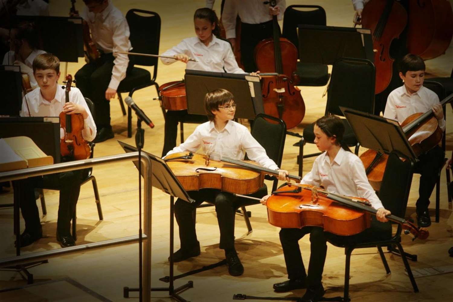 Contented young cellists after an excellent performance at Perth Concert Hall July 2014