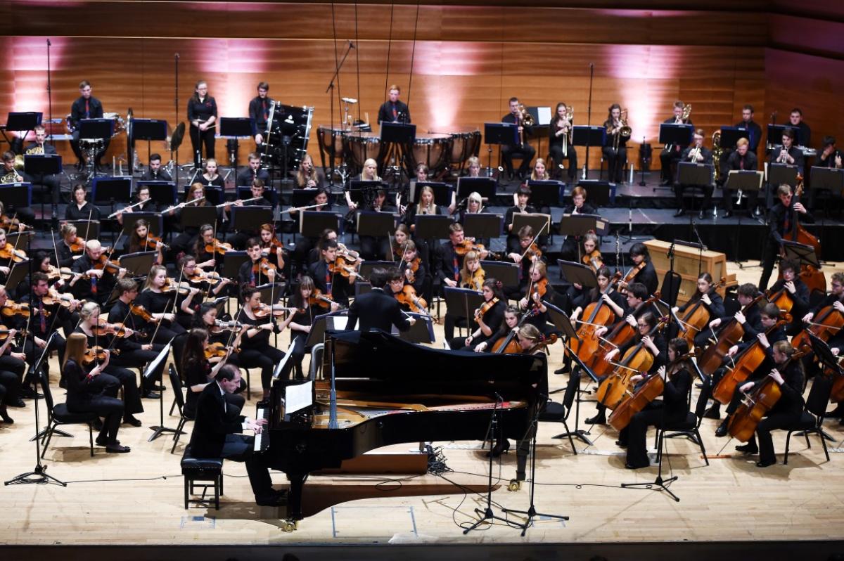 NYOS Symphony Orchestra with soloist Danny Driver at Perth Concert Hall, July 2015