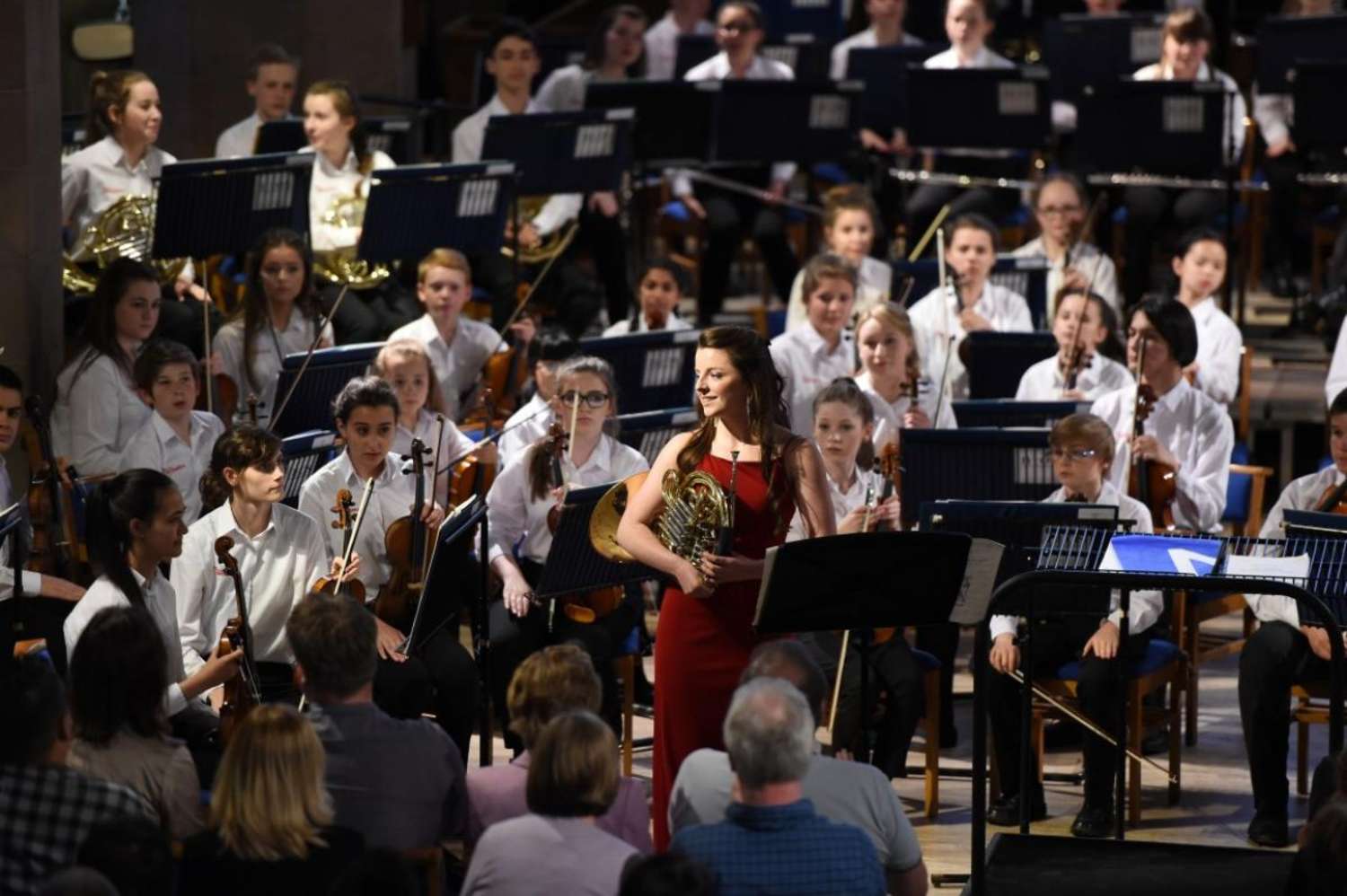 Diana Sheach with NYOS Junior Orchestra 2015