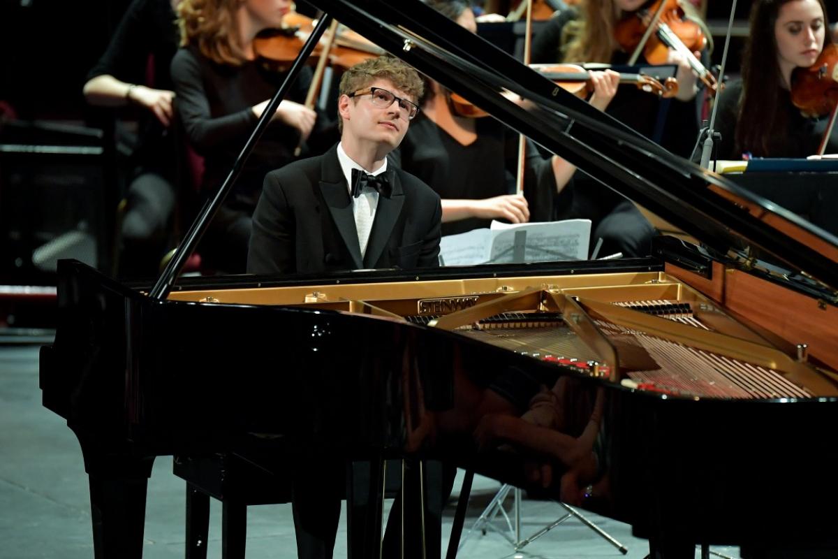 Pianist Pavel Lolesnikov with NYOS Symphony Orchestra