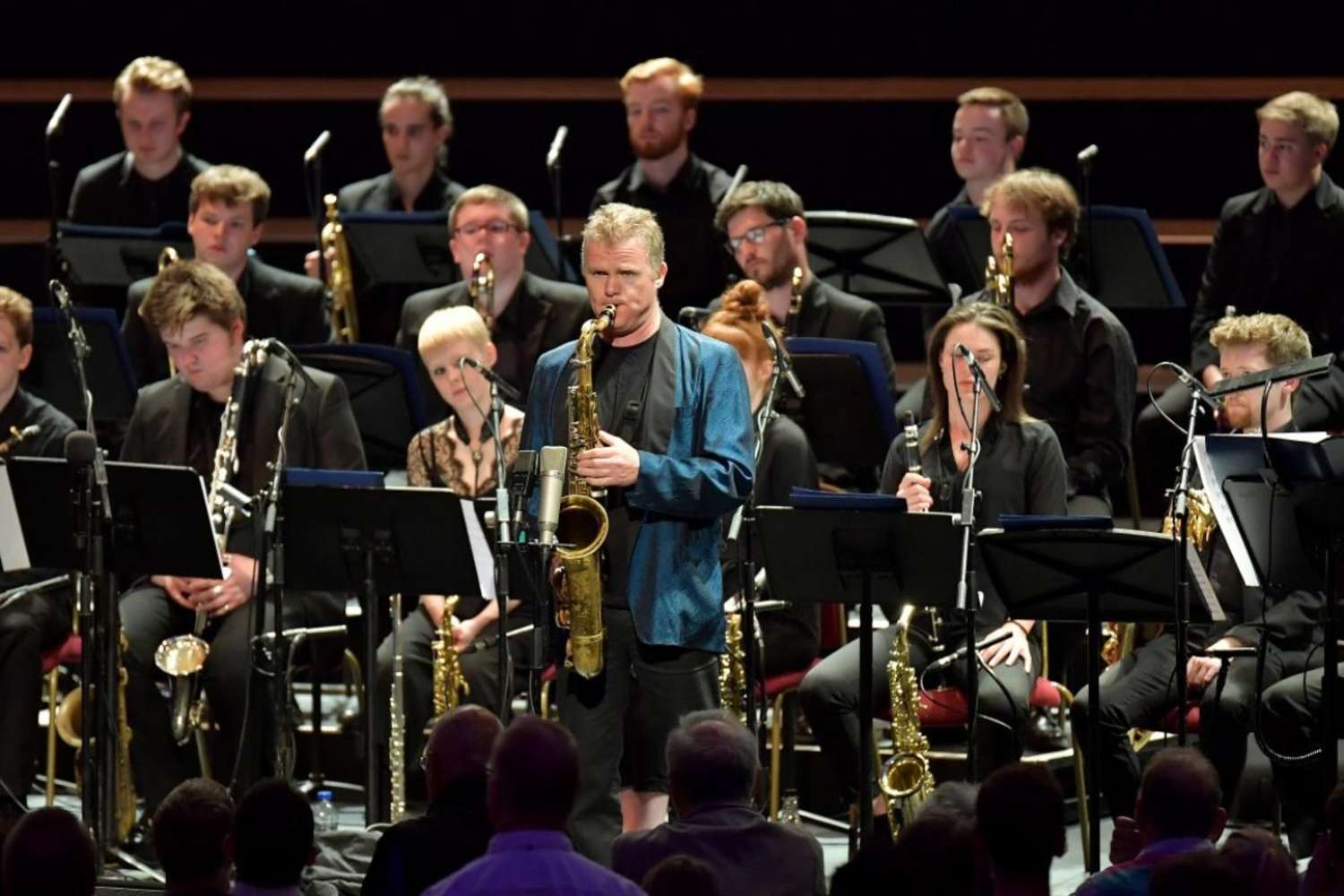 Iain Ballamy with NYOS Jazz Orchestra at the Royal Albert Hall