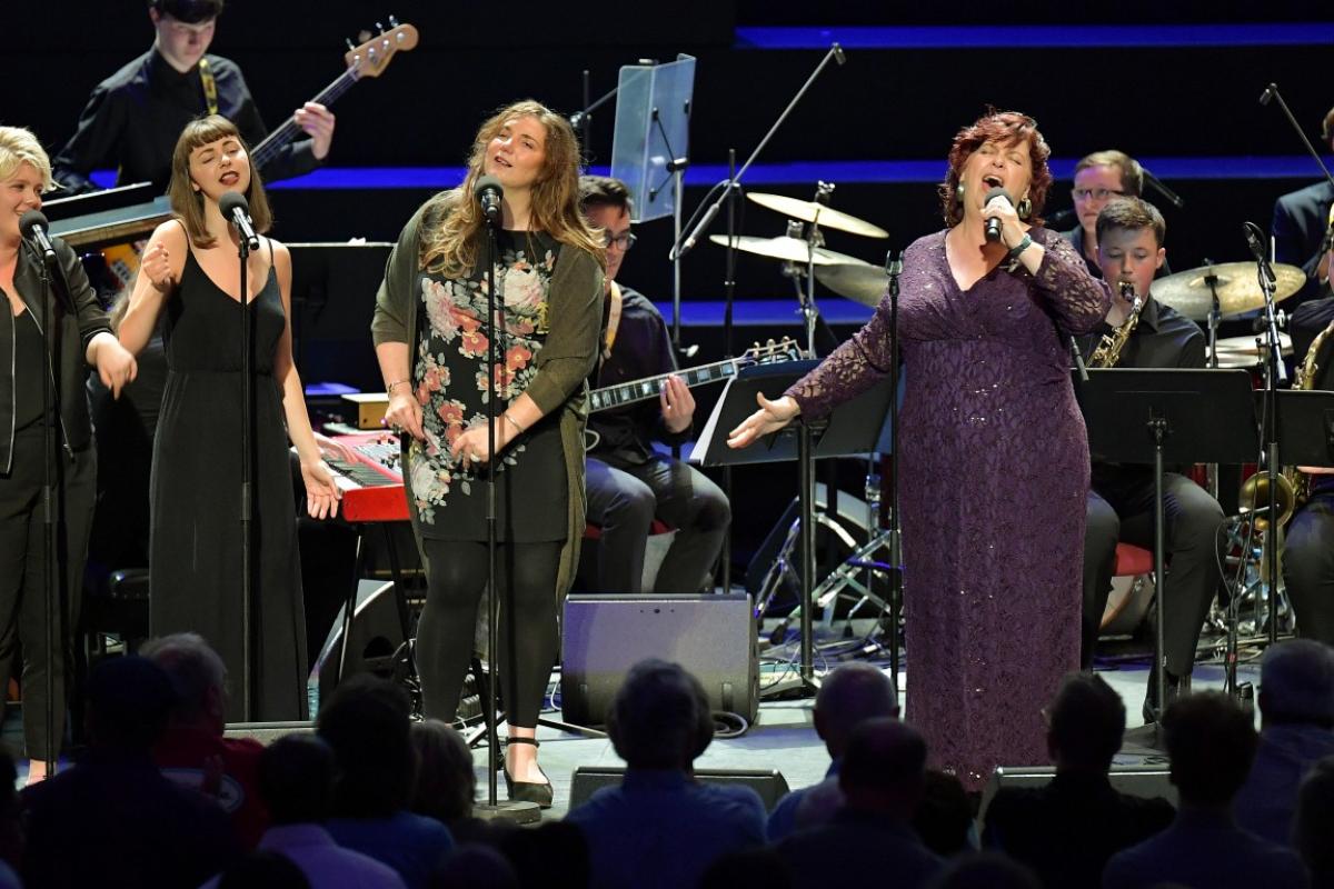 Liane Carroll with Sara Colman and NYOS Jazz Orchestra at the Royal Albert Hall
