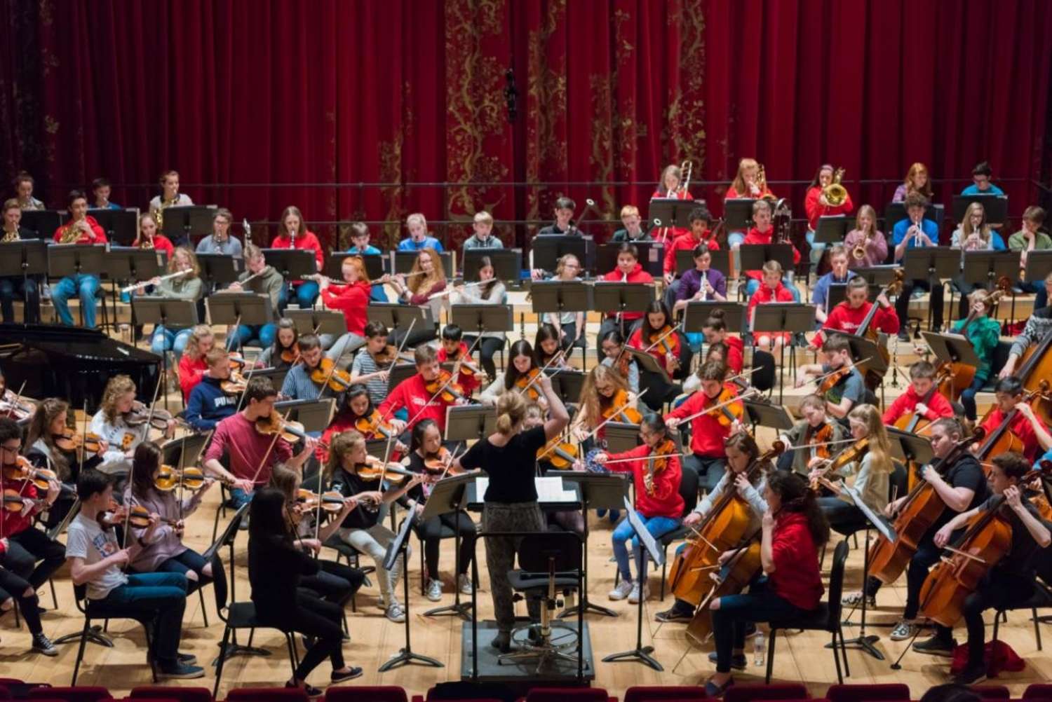 Final full rehearsal before the big performance at Stevenson Hall, the Royal Conservatoire of Scotland, April 2017