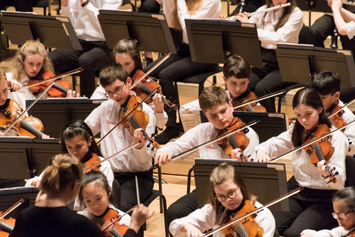 The Junior violins sounded superb at Stevenson Hall, Royal Conservatoire of Scotland, April 2017