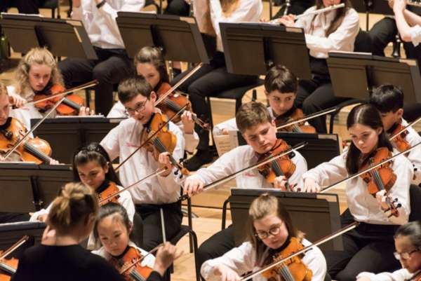 The Junior violins sounded superb at Stevenson Hall, Royal Conservatoire of Scotland, April 2017