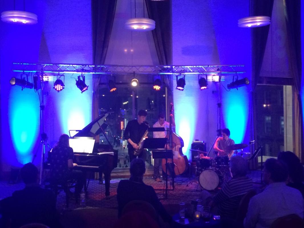NYOS Jazz Collective performing in the Late Night Studio at Glasgow Royal Concert Hall, 30 April 2017