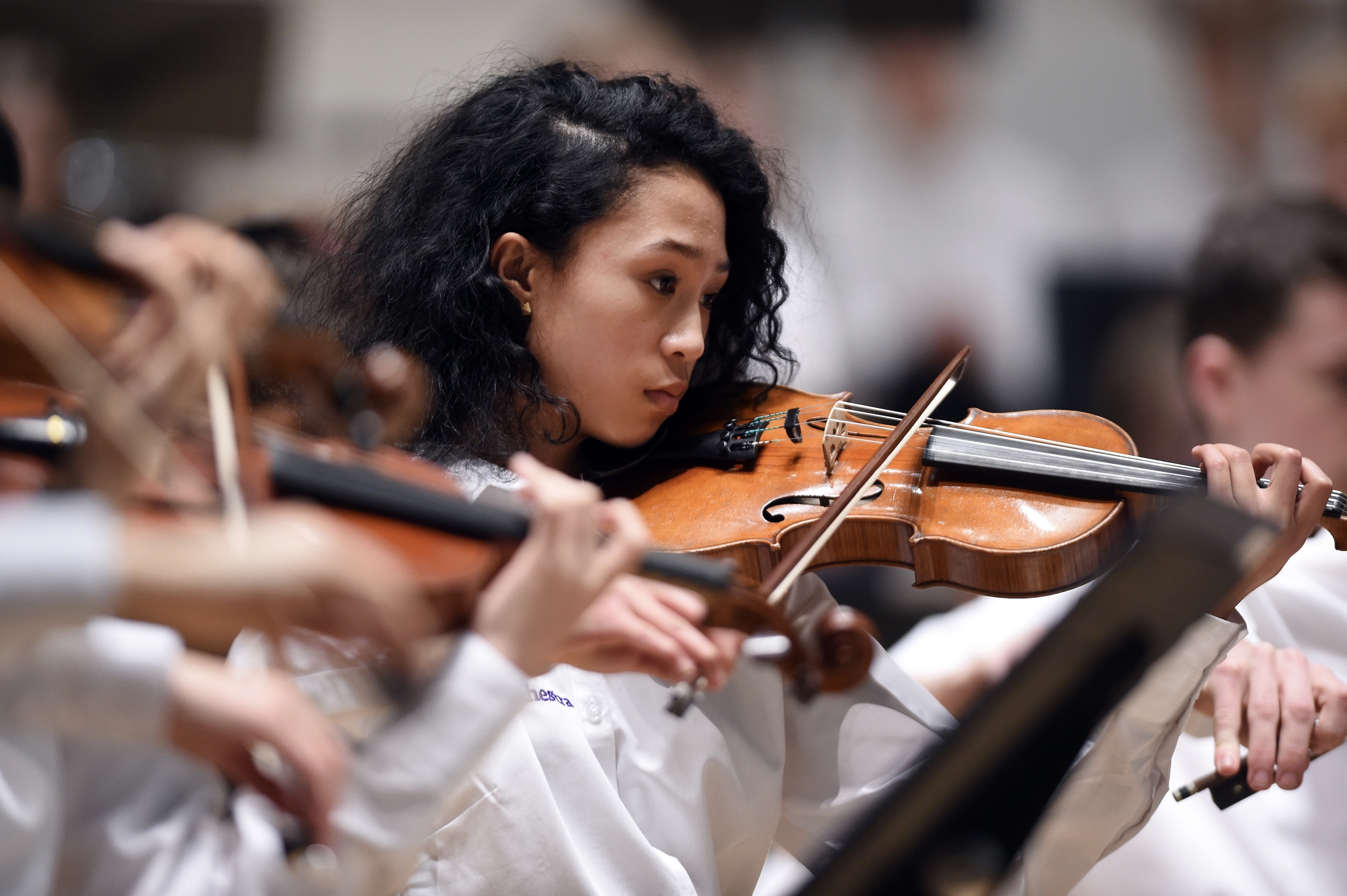 Sophie Chin, First Violins at Glasgow\'s City Halls, April 2018