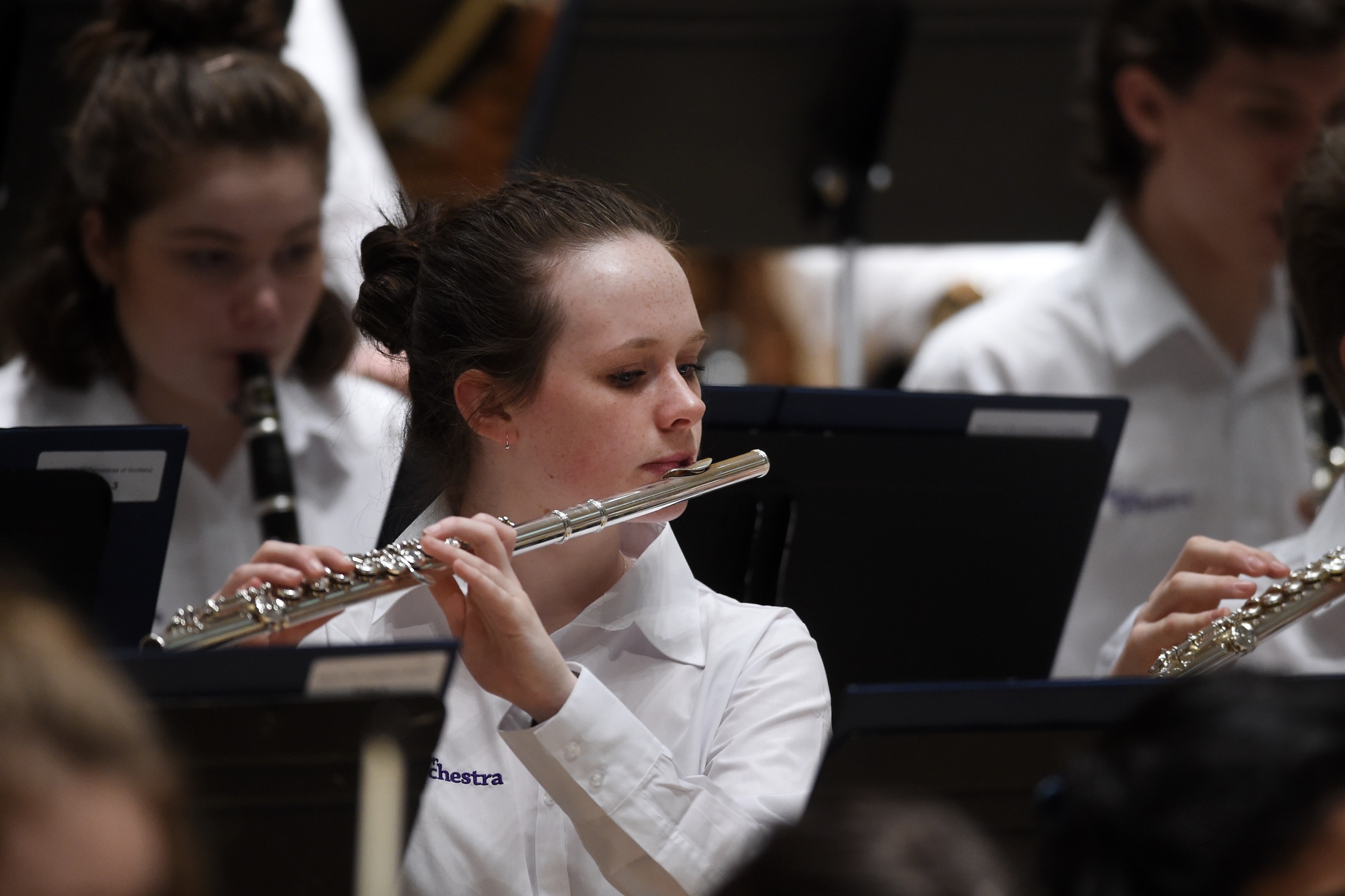 Flautist Beth Morrison at Glasgow\'s City Halls, April 2018